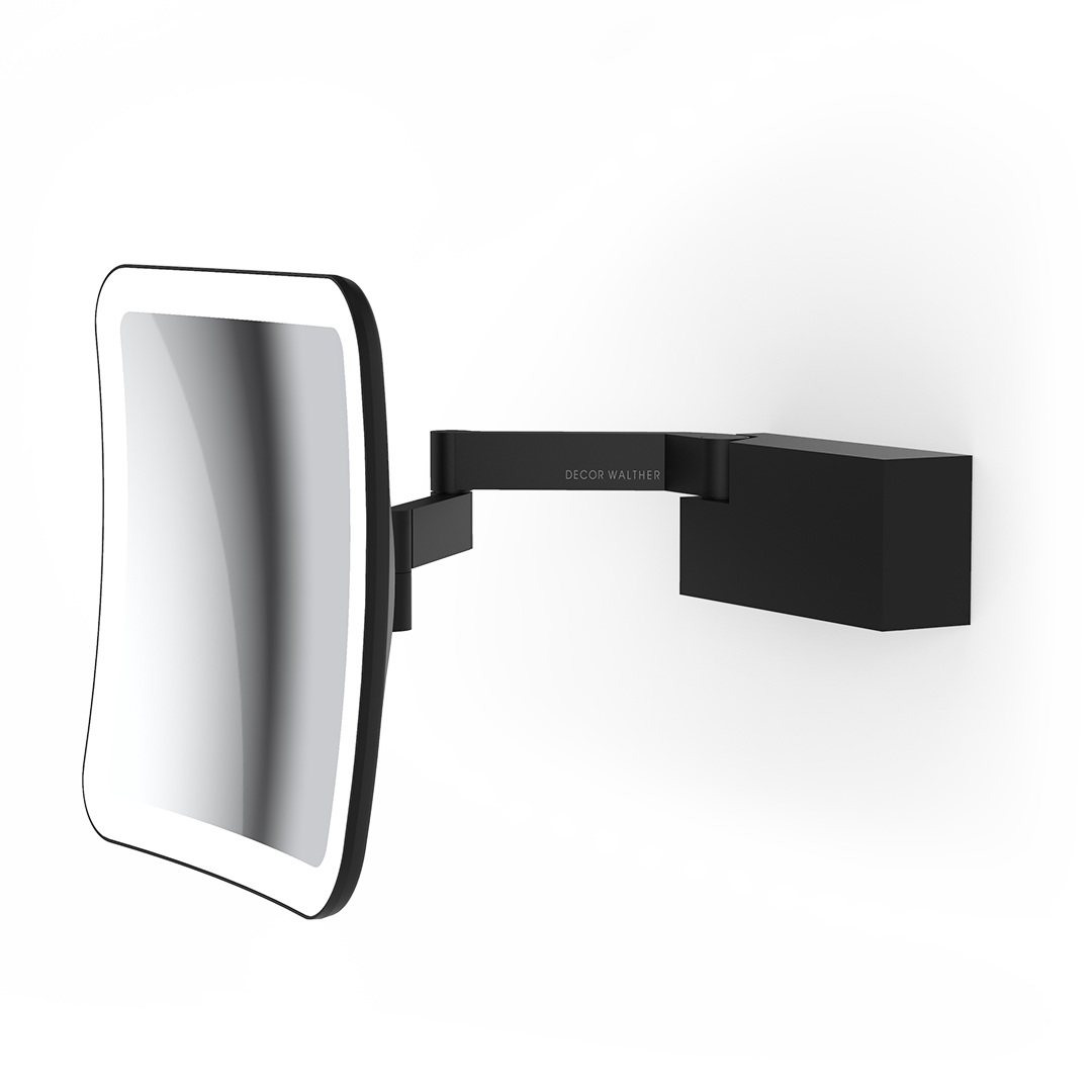 VISION S 5X Cosmetic mirror, Black matt, Decor Walther