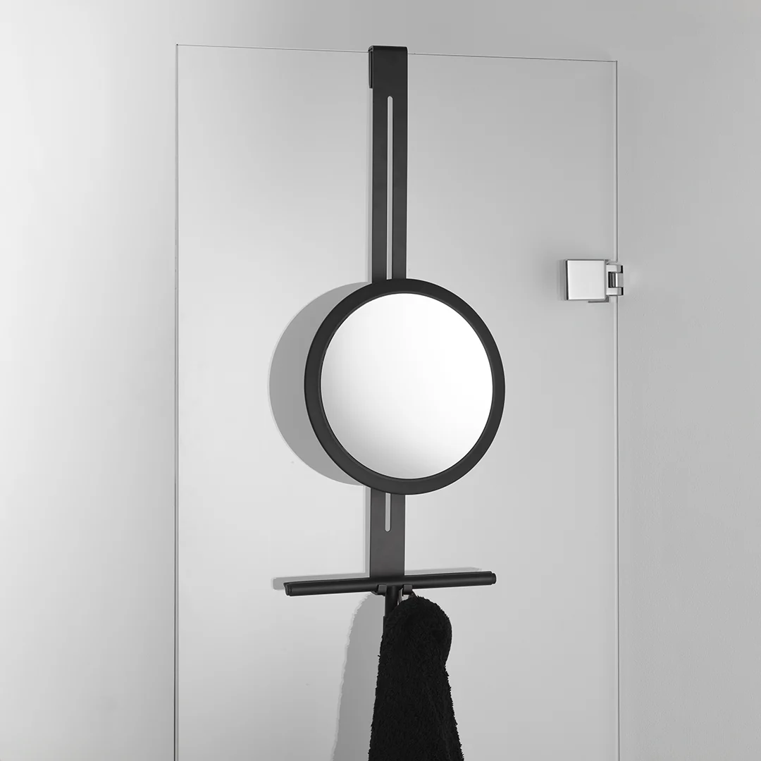 HANG UP 5X Cosmetic mirror for shower enclosure, Decor Walther