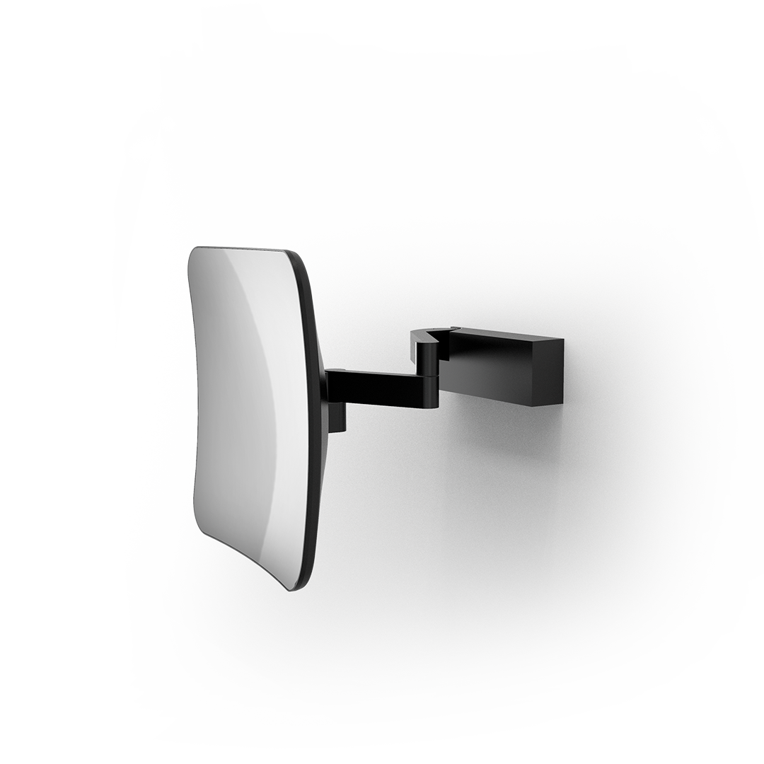 VISION S UNLIT 5X Cosmetic mirror, Black matt, Decor Walther