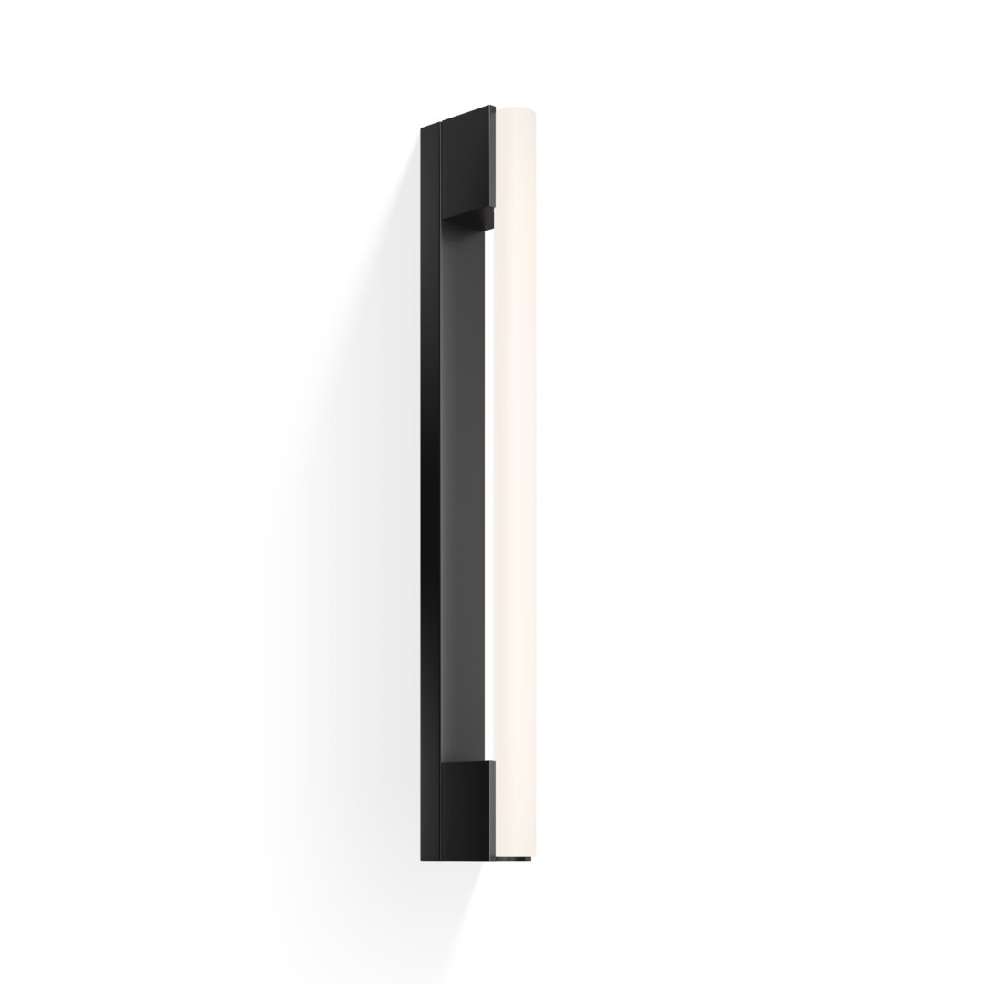 OMEGA 50 Wall light, black matt, Decor Walther