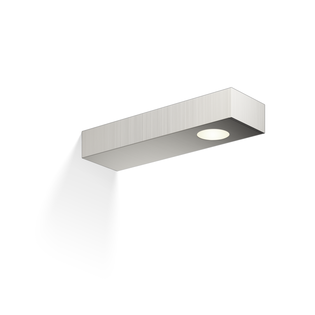 FLAT 2 LED Wall light, nickel satin, Decor Walther
