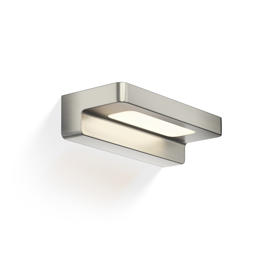 FORM 20 LED Wall light, nickel satin, Decor Walther
