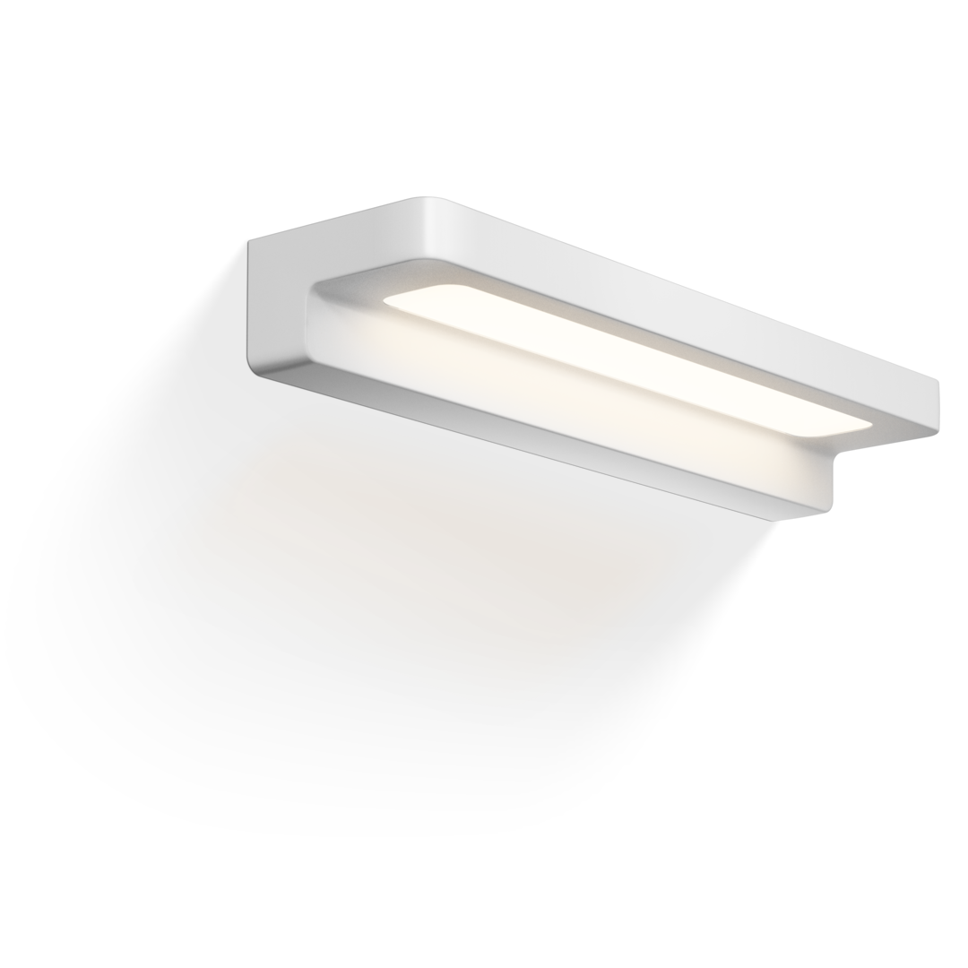 FORM 34 LED Wall light, white matt, Decor Walther