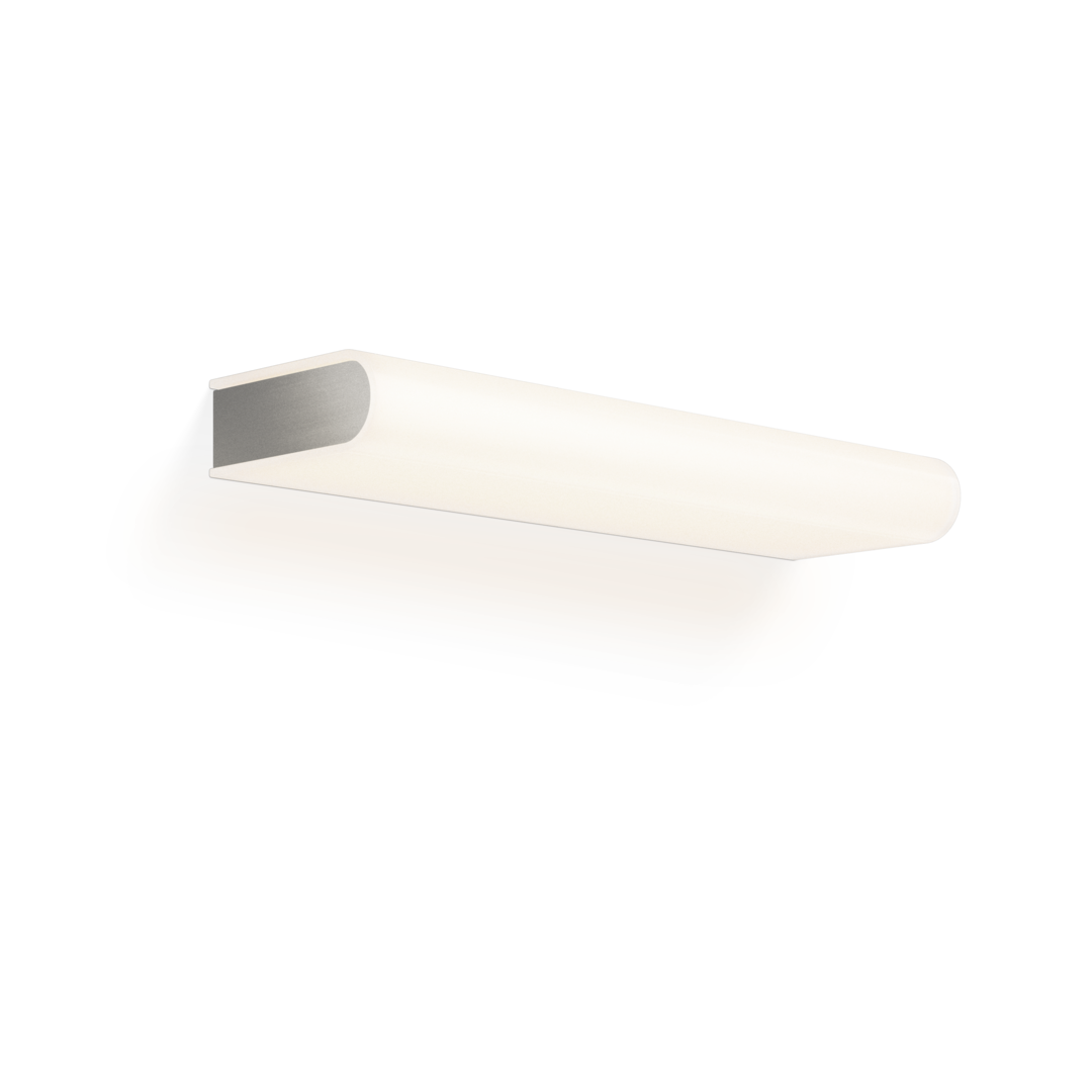 BOOK 40 LED Wall light, nickel satin, Decor Walther