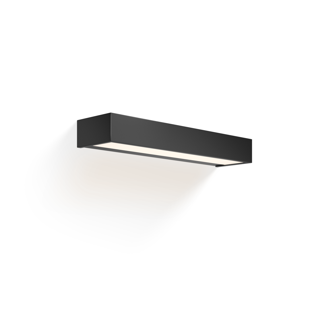 BOX 40 N LED Wall light, black matt, Decor Walther