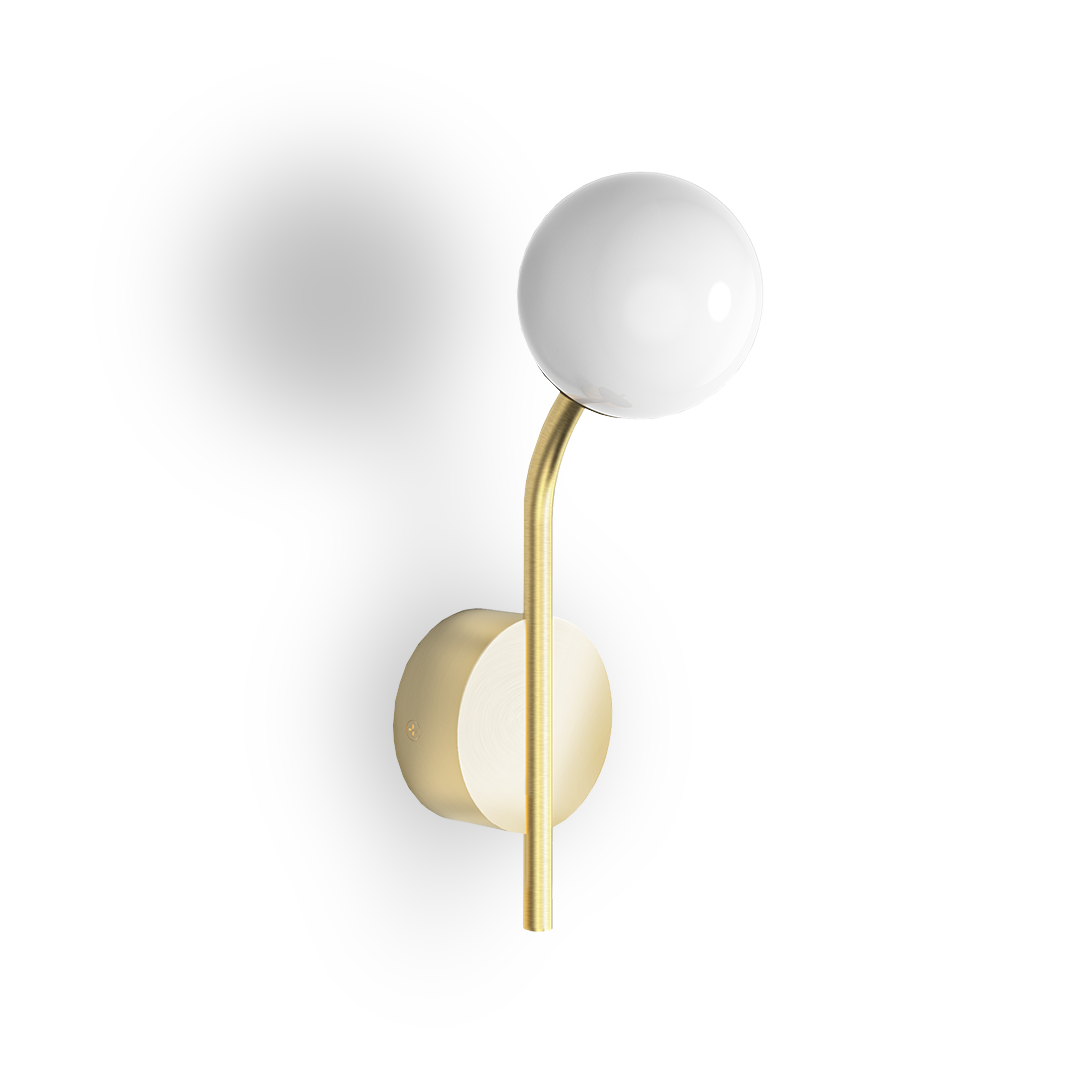 PEP ONE Wall light, Gold matt, Decor Walther