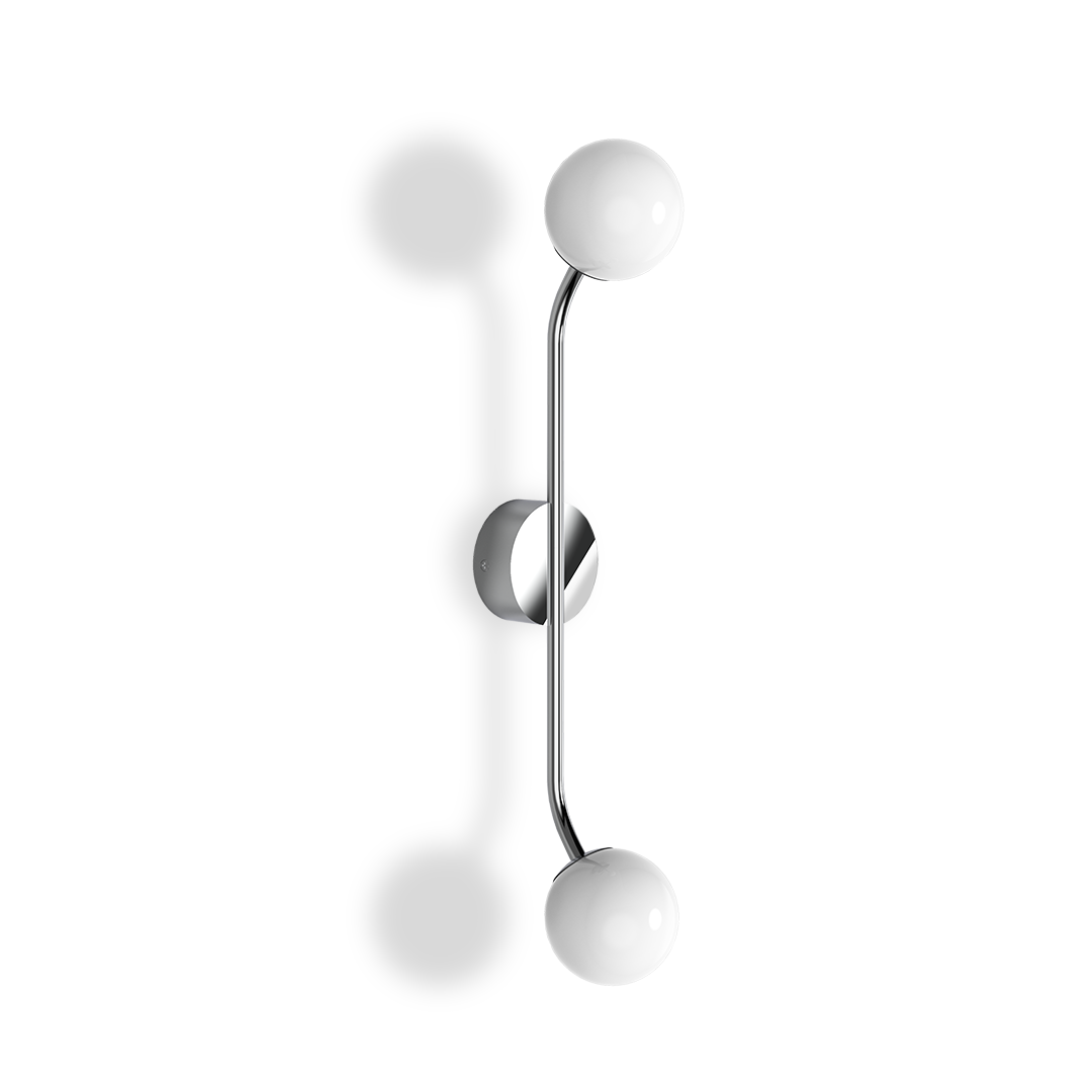 PEP TWO Wall light, Chrome, Decor Walther