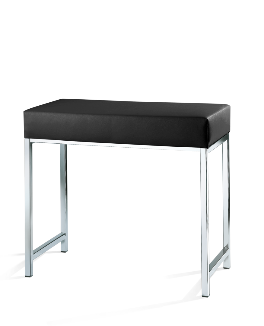 DW 66 Bench, chrome / black, Decor Walther