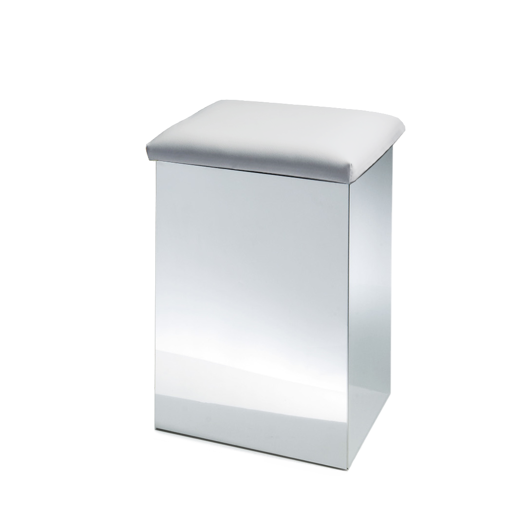 CASE HK 1 KW Stool and laundry basket, Decor Walther