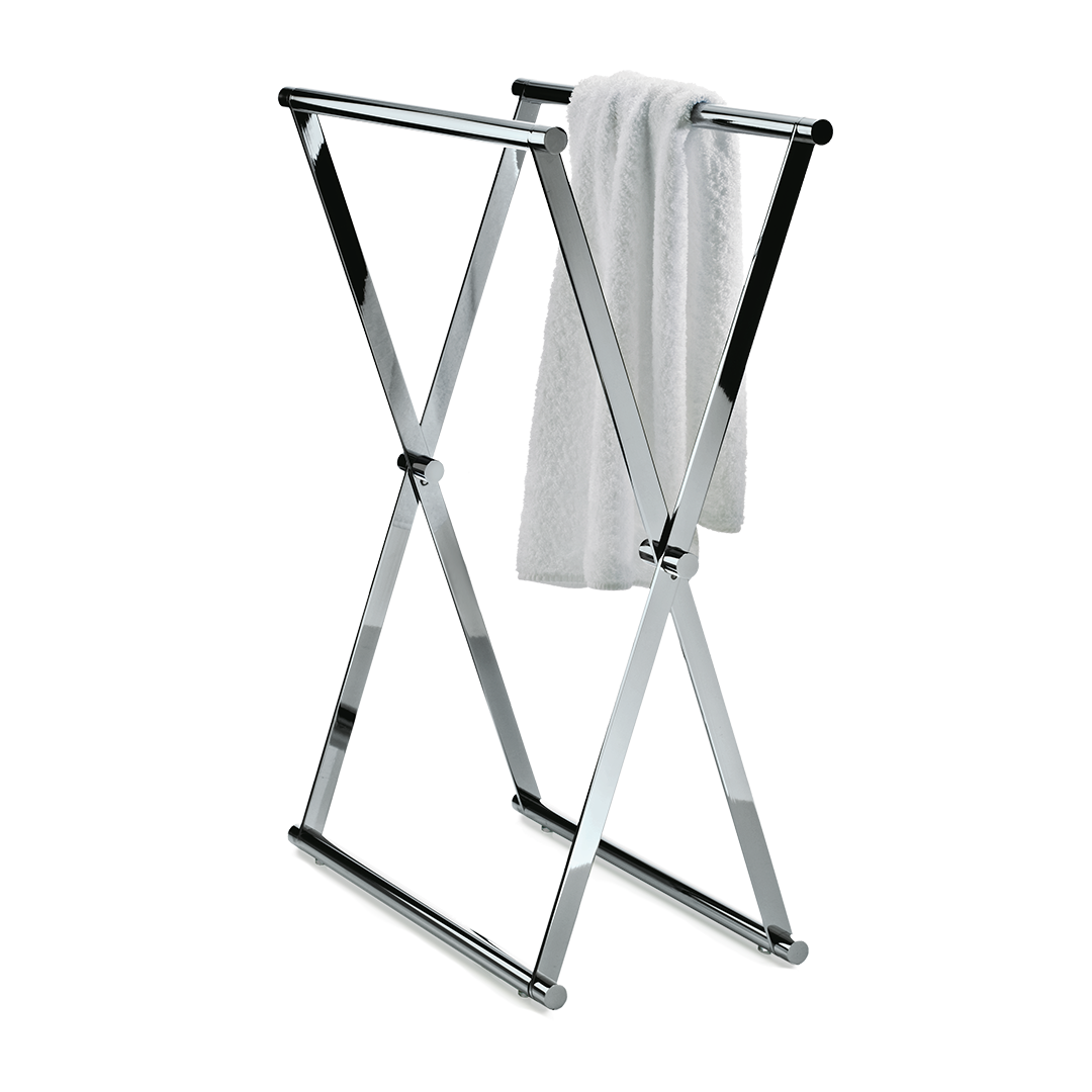 CROSS 1 Towel stand, Chrome , Decor Walther