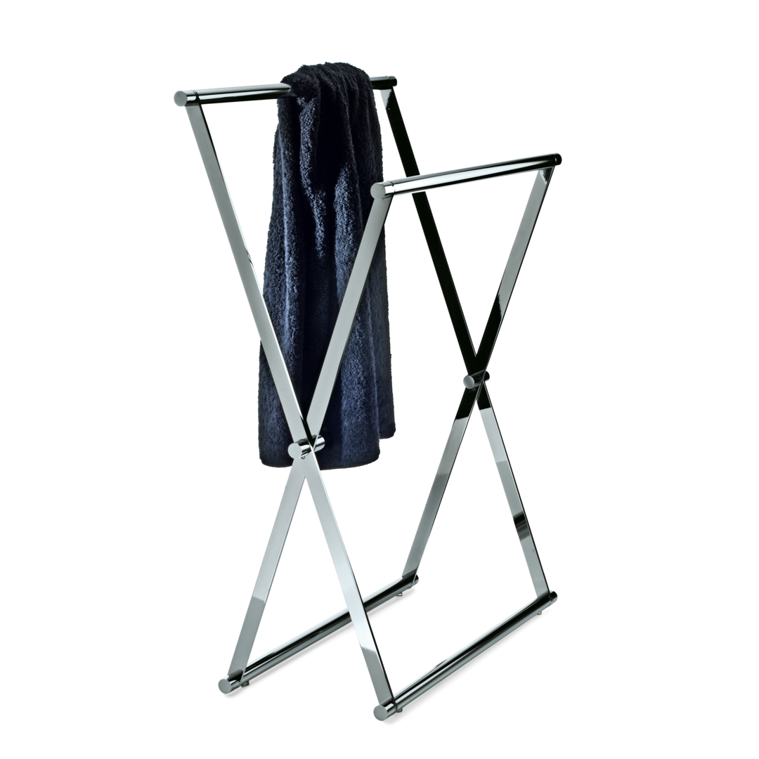 CROSS 2 Towel stand, Chrome , Decor Walther