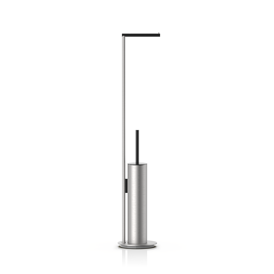 MK TEC SBK MIKADO Toilet brush set, Stainless steel matt / Black matt, Decor Walther