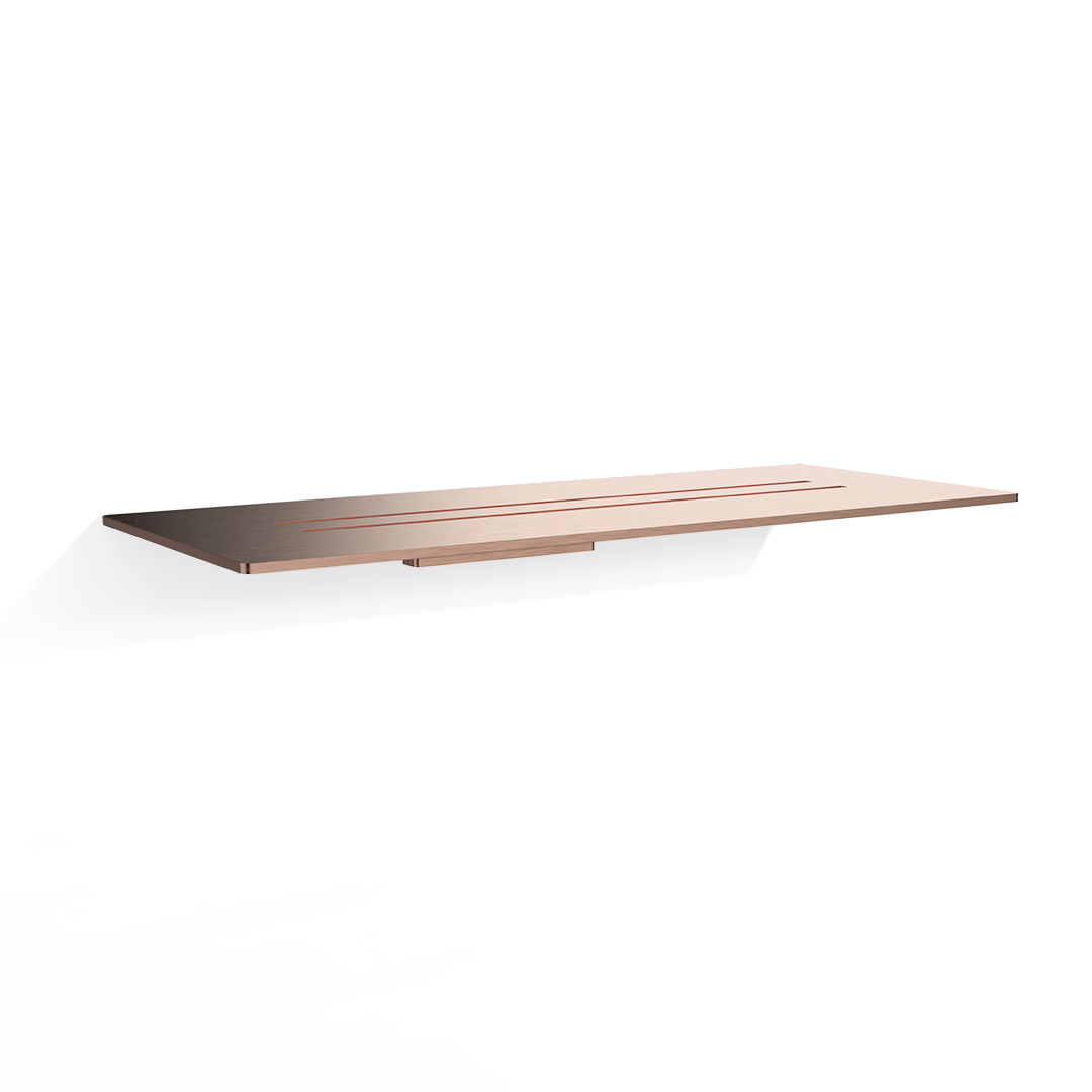 MK DA shower tray, Copper Matt PVD, Decor Walther