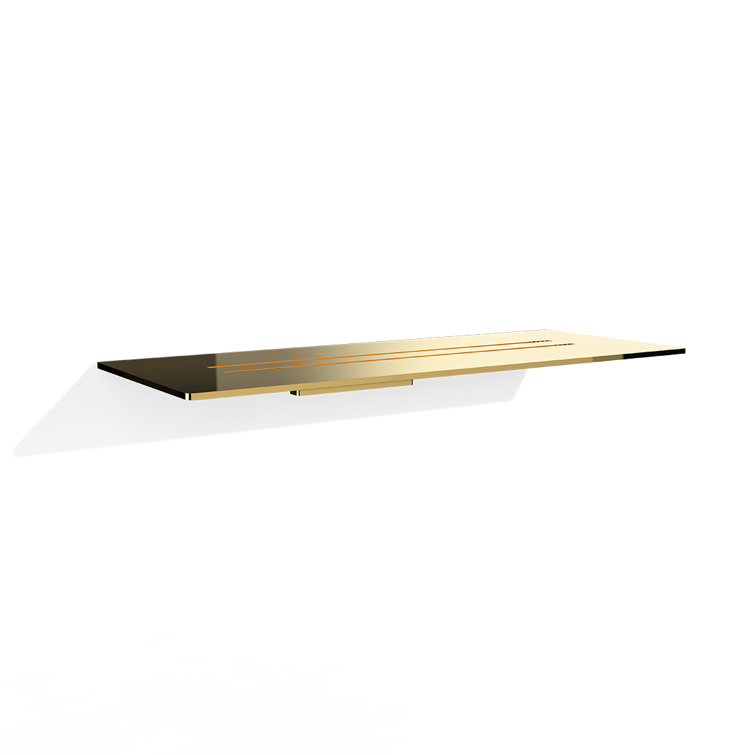 MK DA shower tray, Gold PVD, Decor Walther