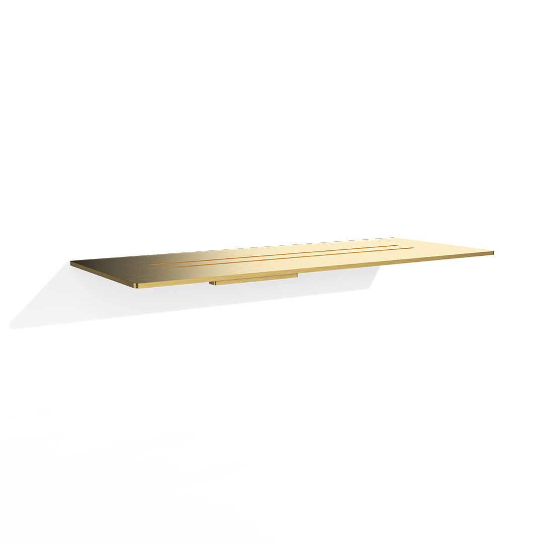 MK DA shower tray, Gold matt PVD, Decor Walther