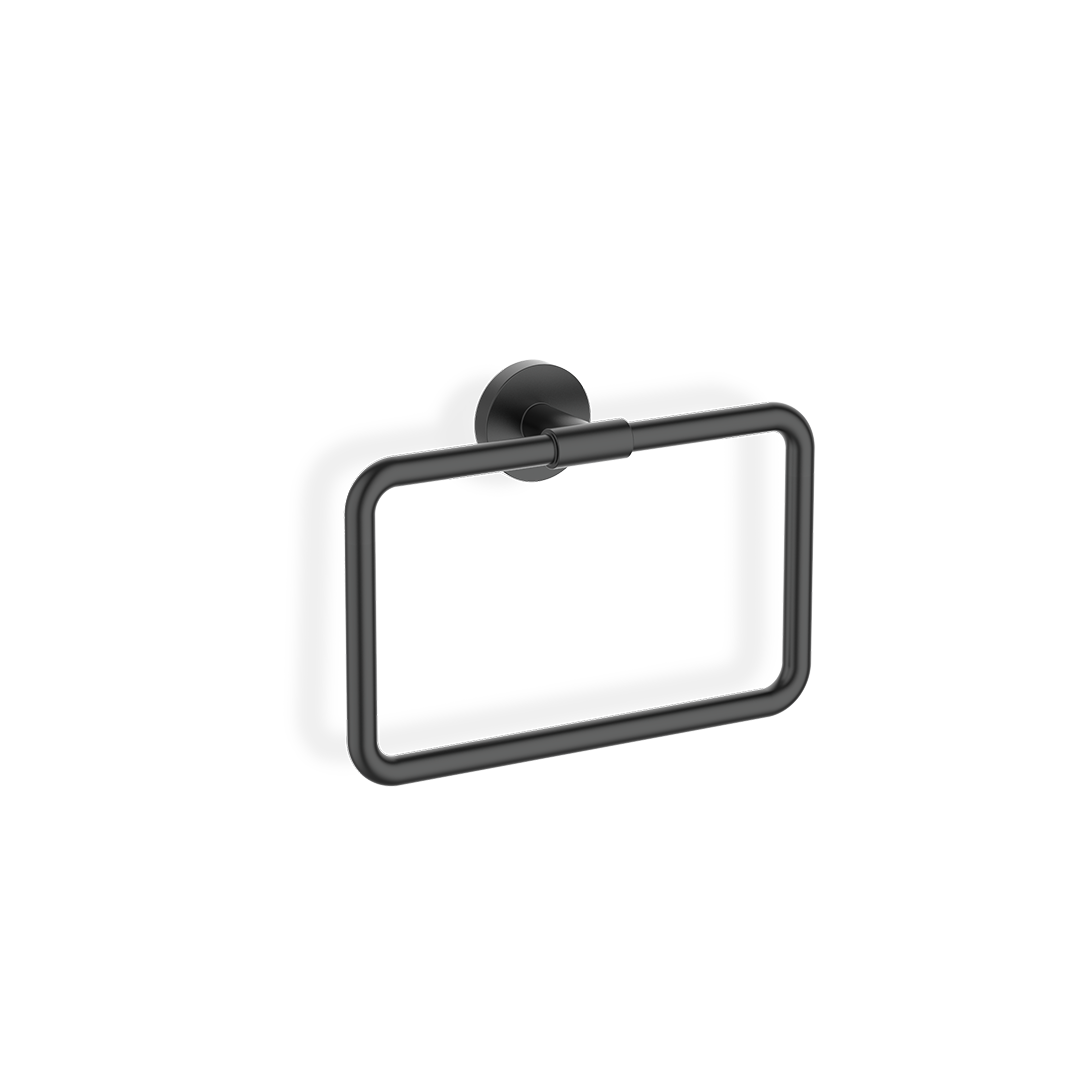 BA HTR BASIC Towel ring, Black matt, Decor Walther