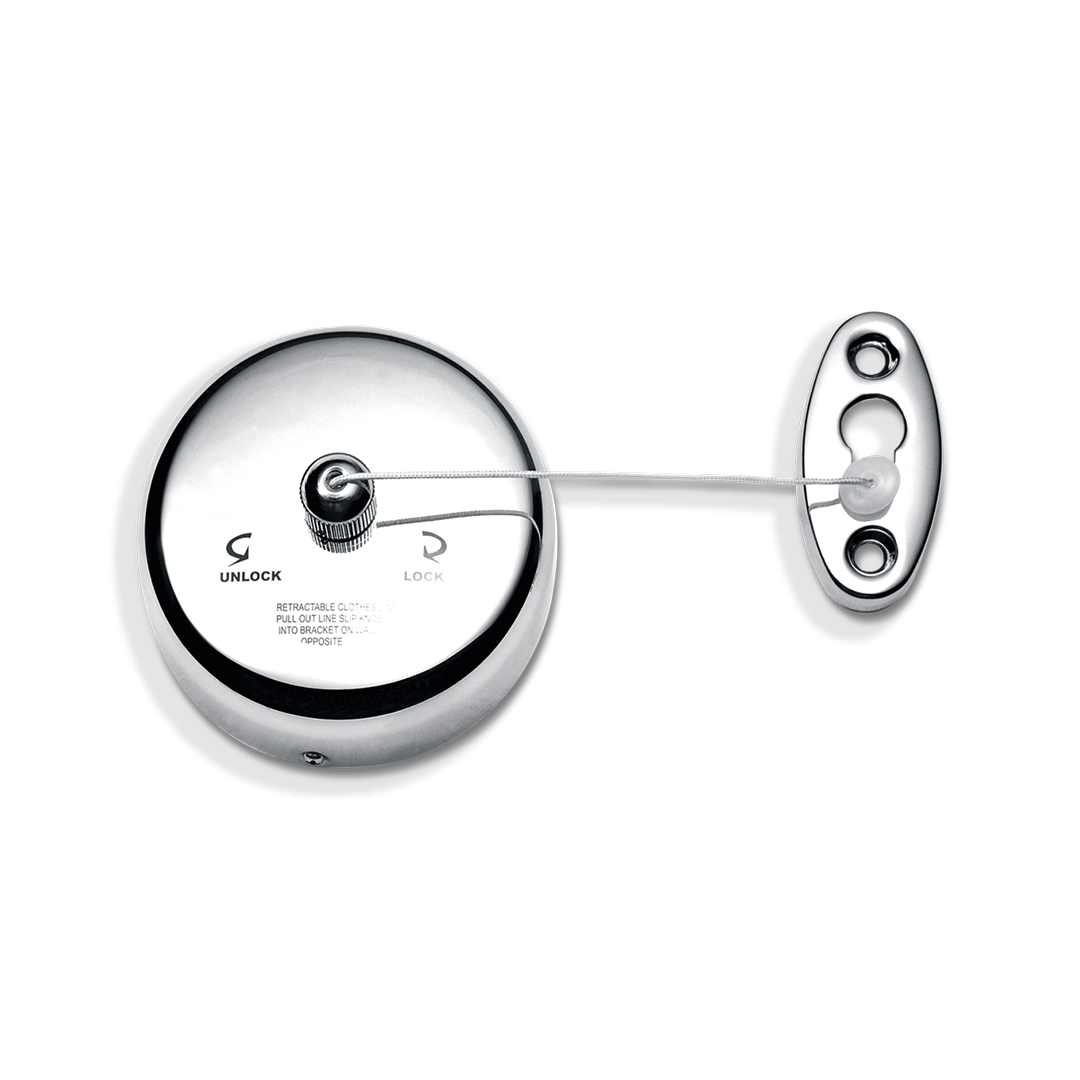 BA WL BASIC Clothesline, Chrome, Decor Walther