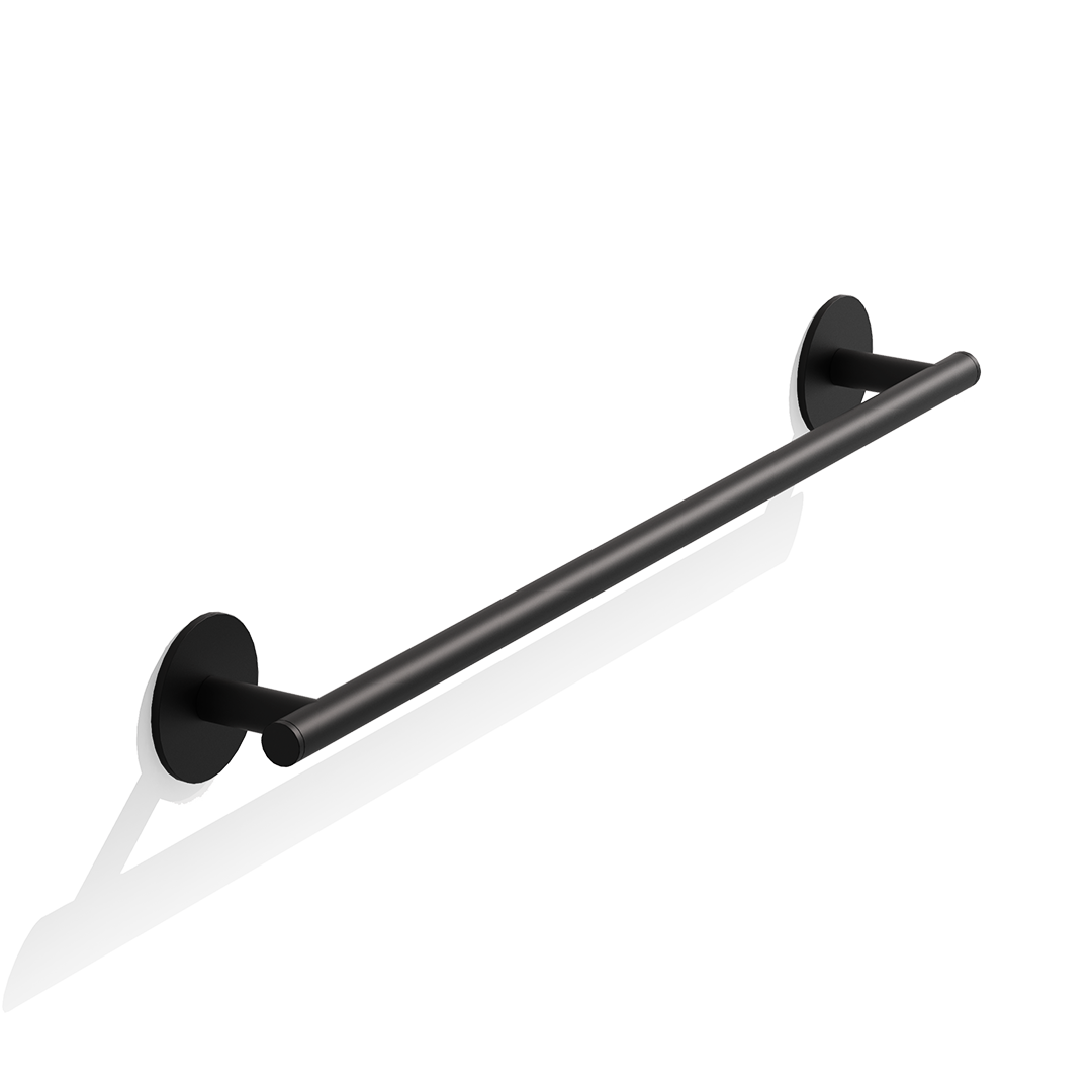 BA SK HTE50 BASIC Towel rail, Black matt, Decor Walther