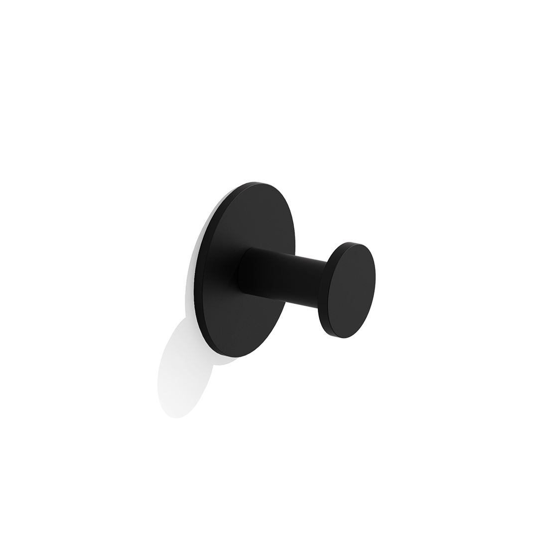 BA SK HAK4 BASIC Hook, Black matt, Decor Walther