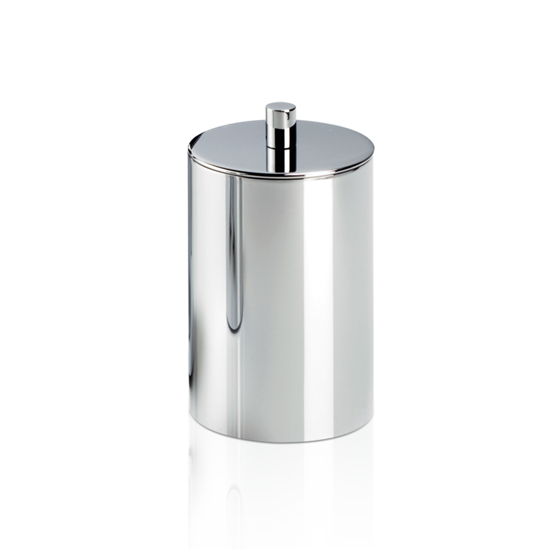 TB BMD TUBE Multi-purpose box with lid, Chrome, Decor Walther