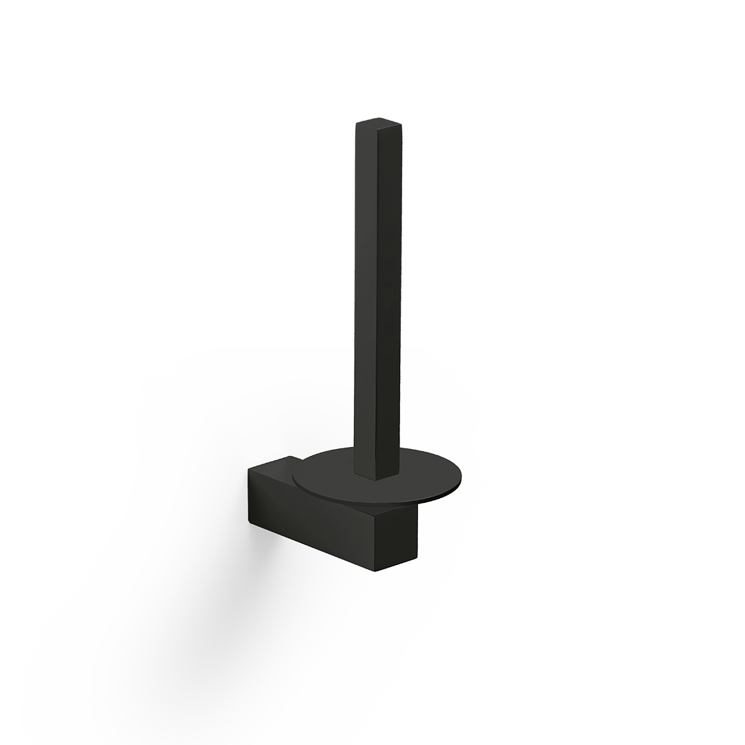 CO ERH CORNER Toilet paper holder, Black matt, Decor Walther