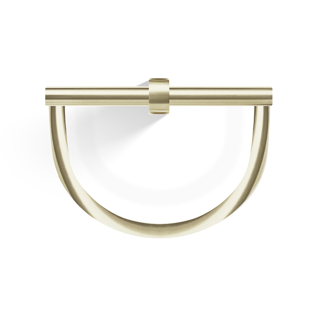 CENTURY HTR Towel ring, Gold matt , Decor Walther
