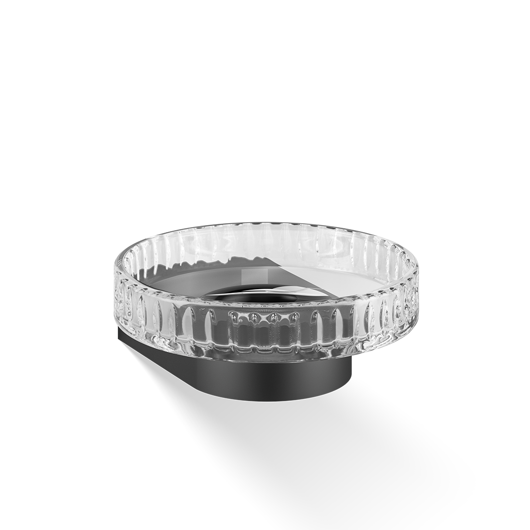 CENTURY WSS Soap dish, black matt, Decor Walther