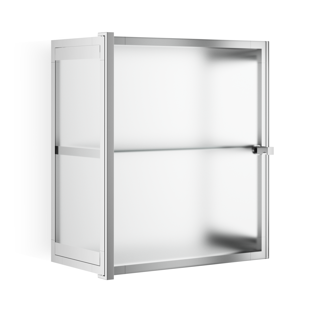 S 2 Glass cabinet, Decor Walther