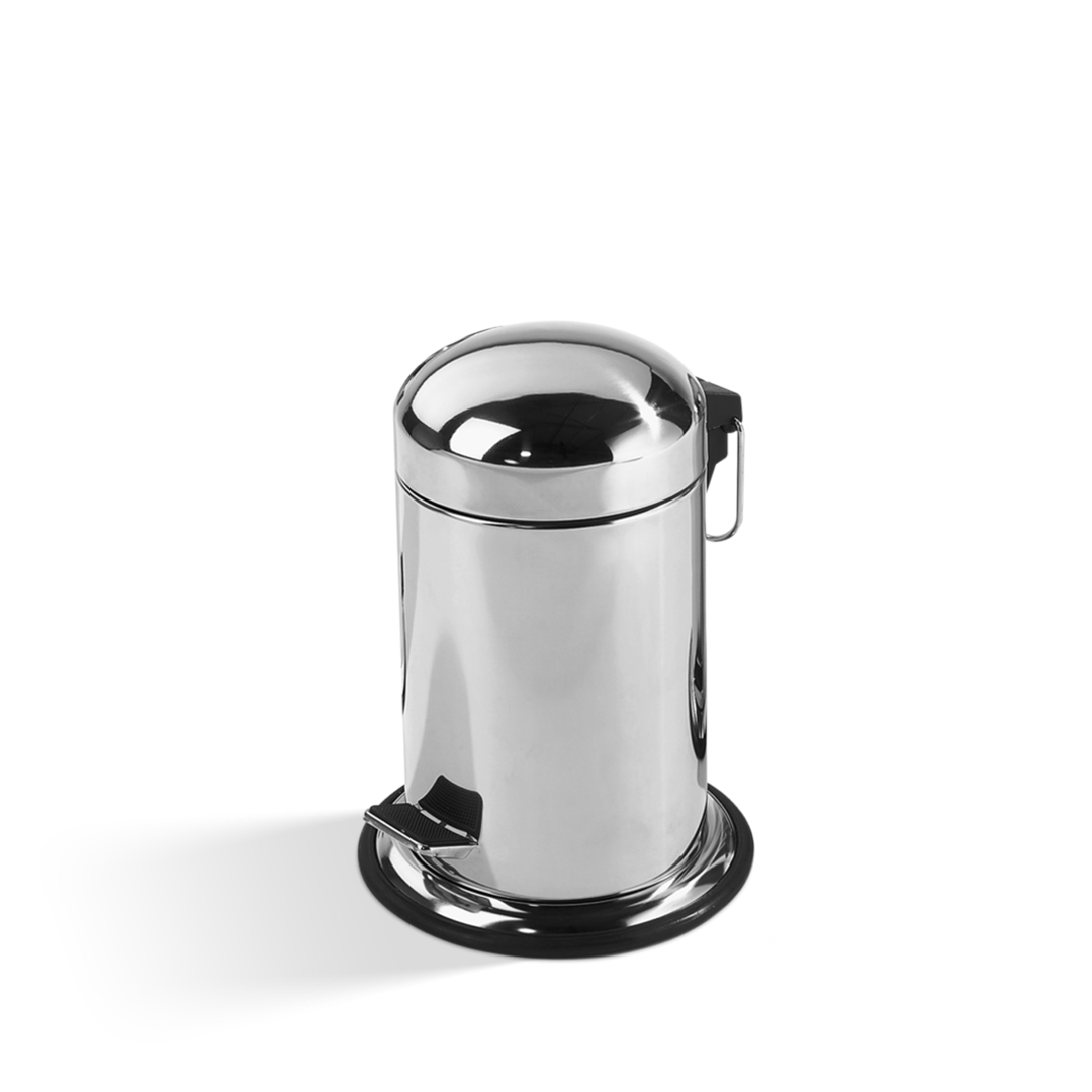 TE 30 Pedal bin, Stainless steel polished, Decor Walther