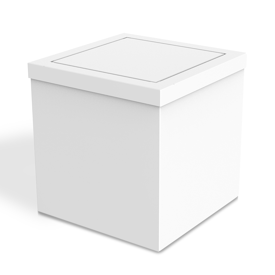 DW 114 Paper bin with revolving cover, Decor Walther