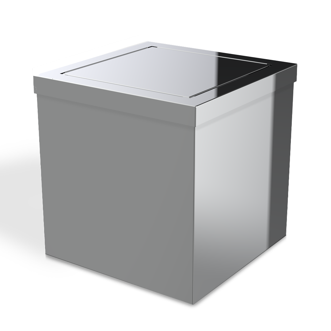 DW 114 Paper bin with revolving cover, Decor Walther