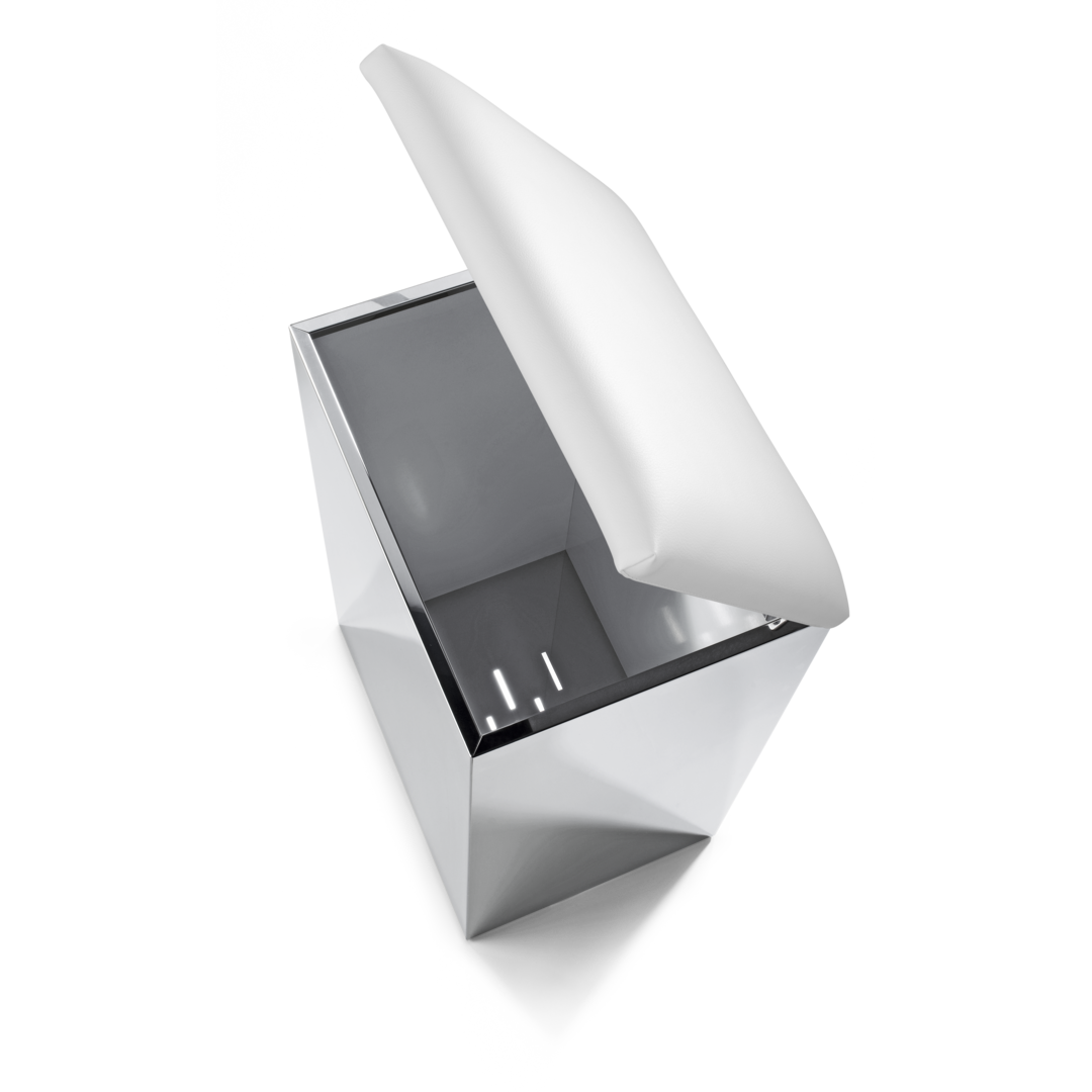 CASE HK 2 KW Stool and laundry basket, Decor Walther