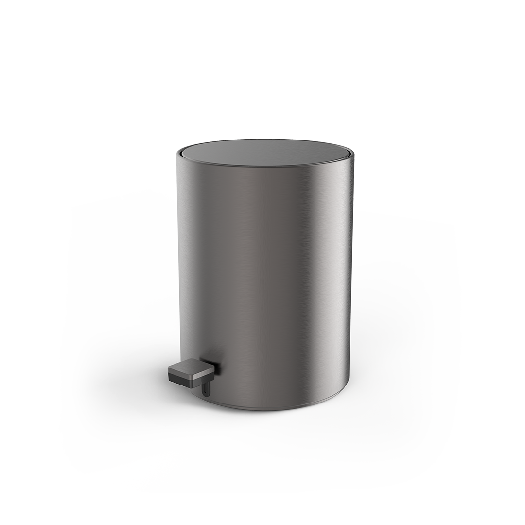 TE 50 Pedal bin, Dark Metal Matt PVD, Decor Walther