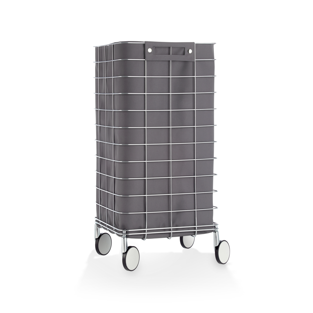 WR 1 Laundry trolley, chrome / anthracite, Decor Walther