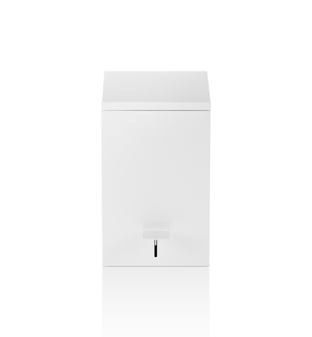 TE 70 Pedal bin, White matt, Decor Walther