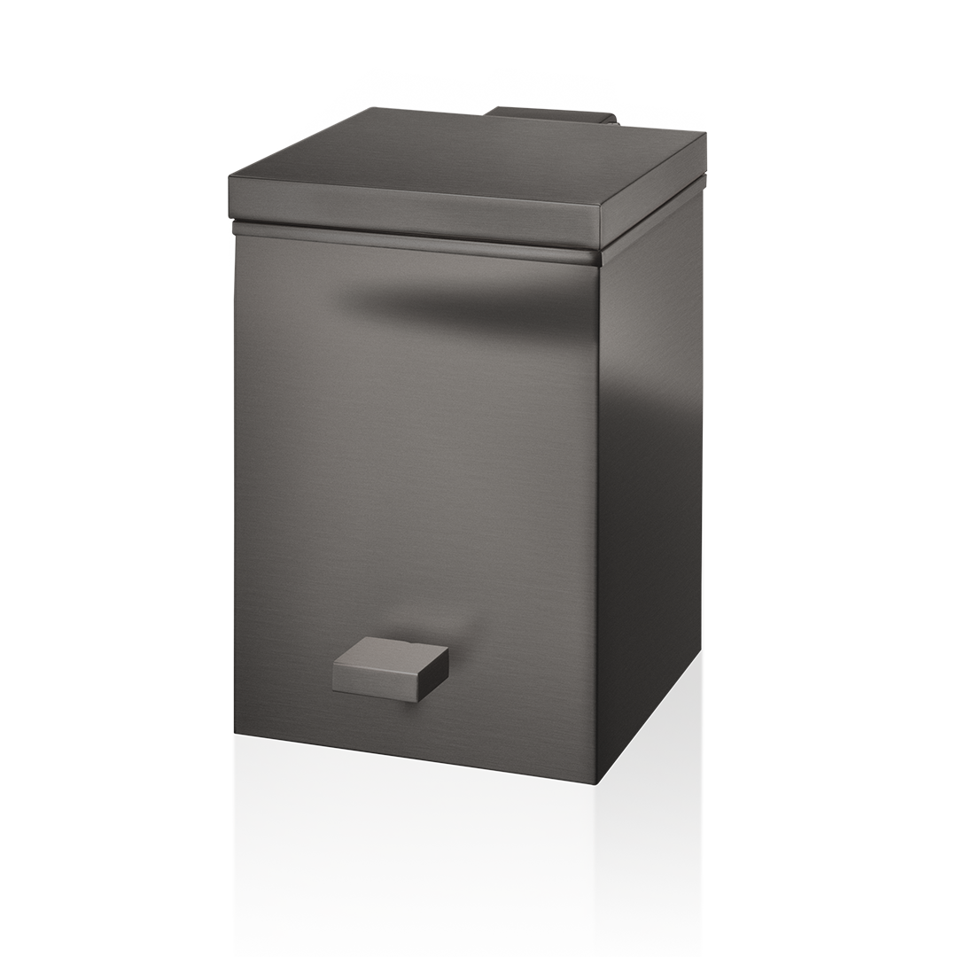 TE 75 SOFTCLOSE Pedal bin, Dark Metal Matt, Decor Walther