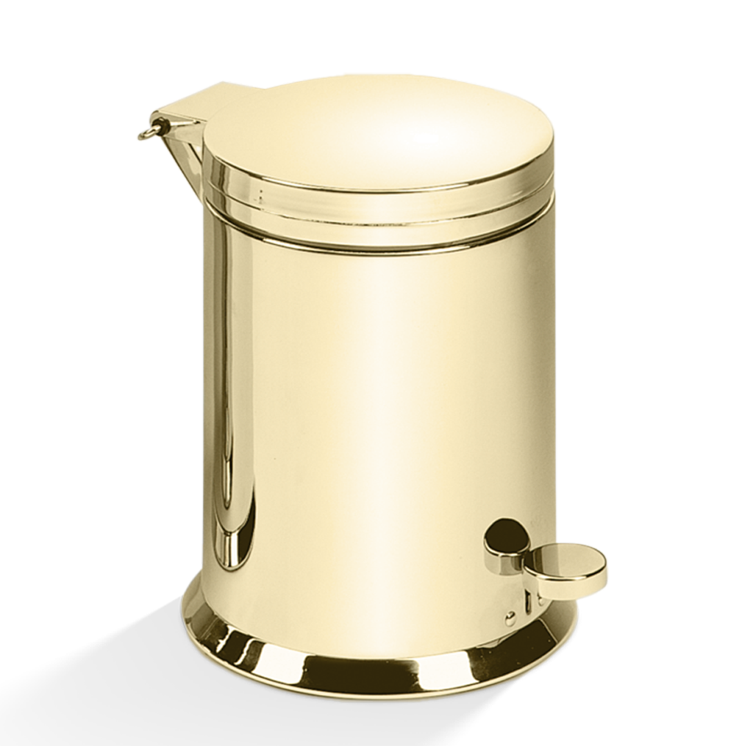 TE 38 Pedal bin with SOFT CLOSE, Gold , Decor Walther