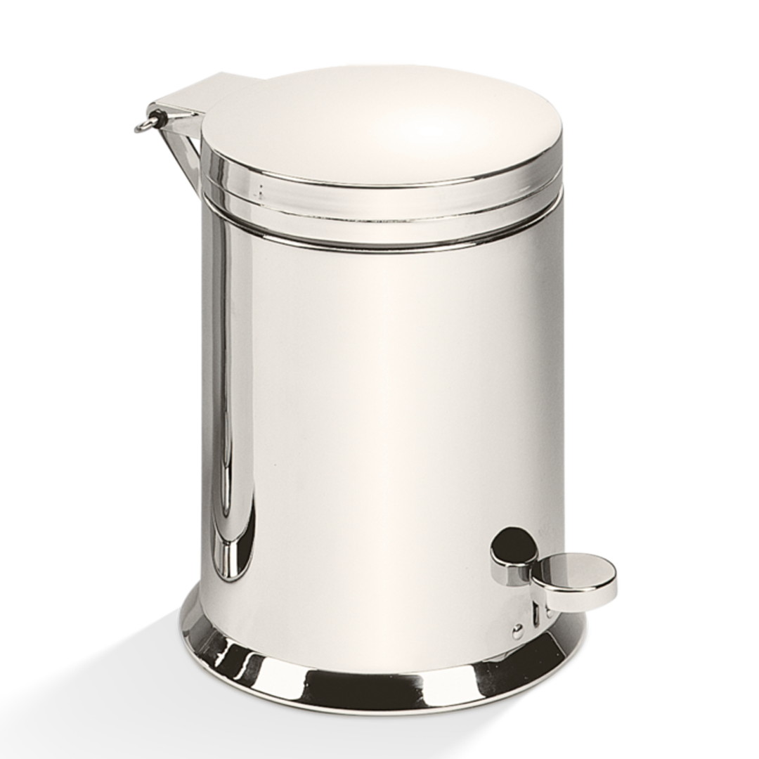 TE 38 Pedal bin with SOFT CLOSE, nickel polished, Decor Walther