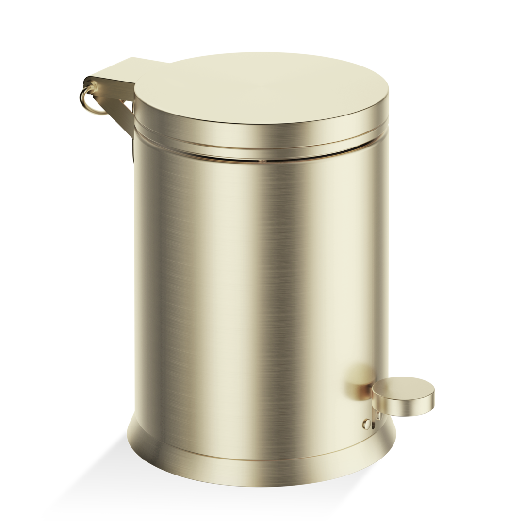TE 38 Pedal bin with SOFT CLOSE, Gold matt , Decor Walther