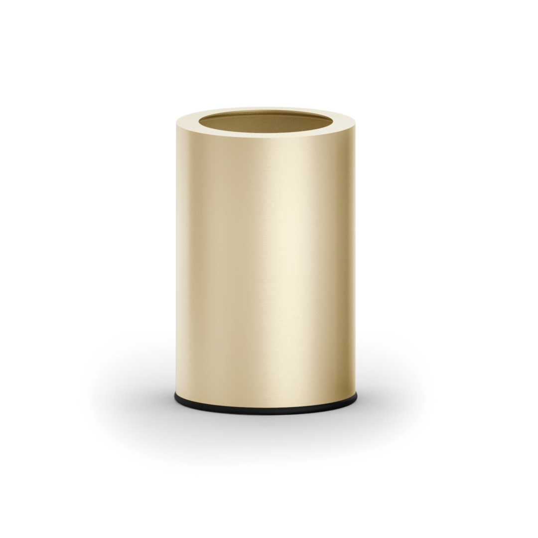 ROOMS Waste bin, Gold matt, Decor Walther