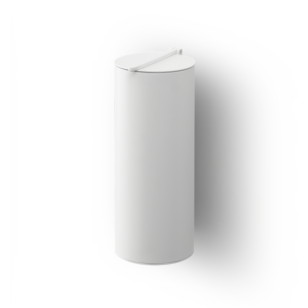 BIN 4 Waste bin, White matt, Decor Walther