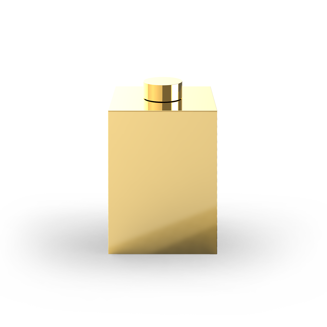 DW 76 N Paper bin, Gold , Decor Walther