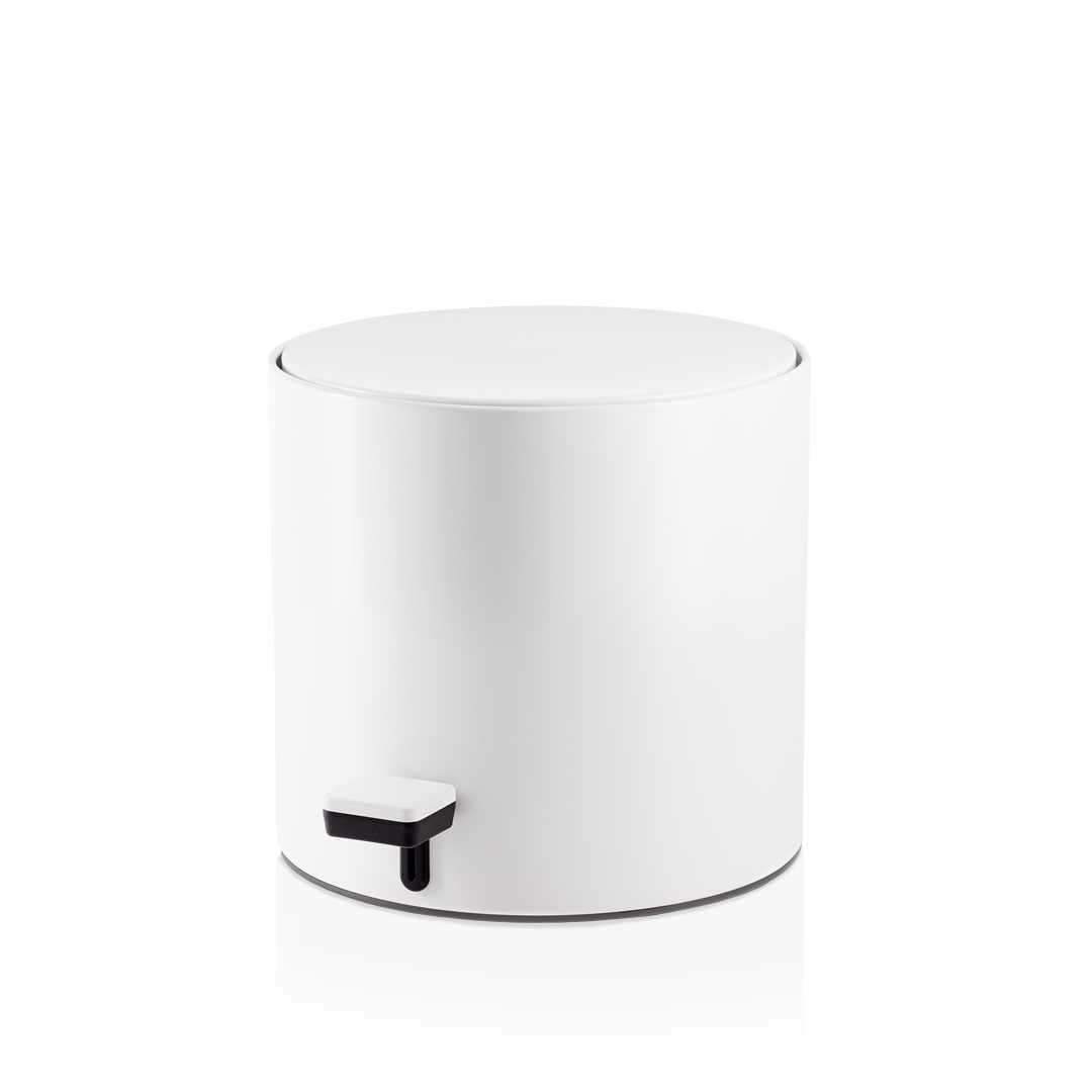 TE 50 MINI Pedal bin, White matt, Decor Walther