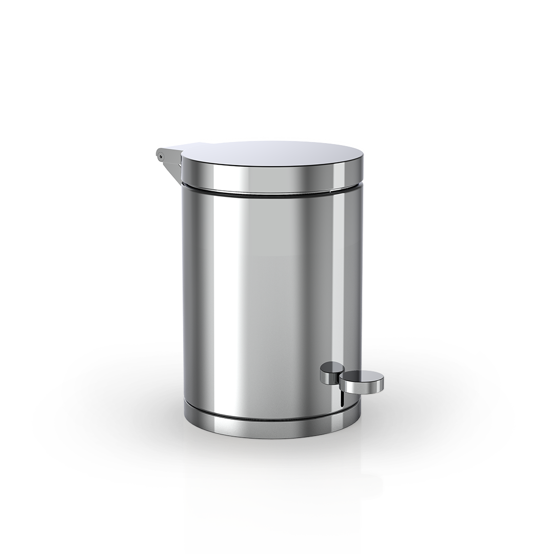 TE 40 Pedal bin, Chrome , Decor Walther