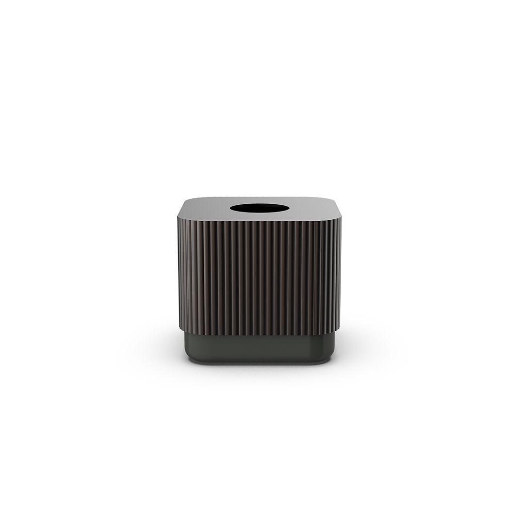 OF.LINE KBQ Tissue box, Mocca/Moor, Decor Walther