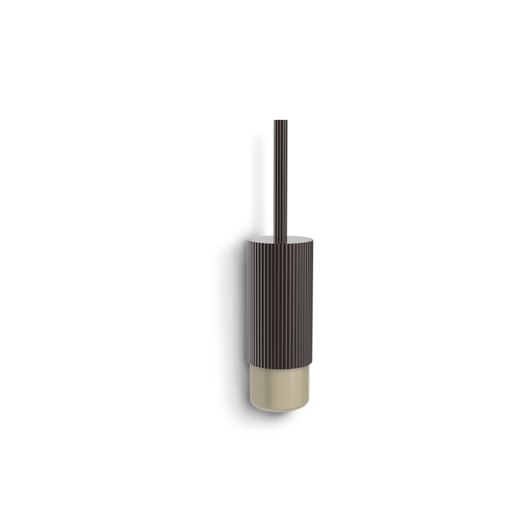 OF.LINE WBG Toilet brush holder, Mocca/Dune, Decor Walther