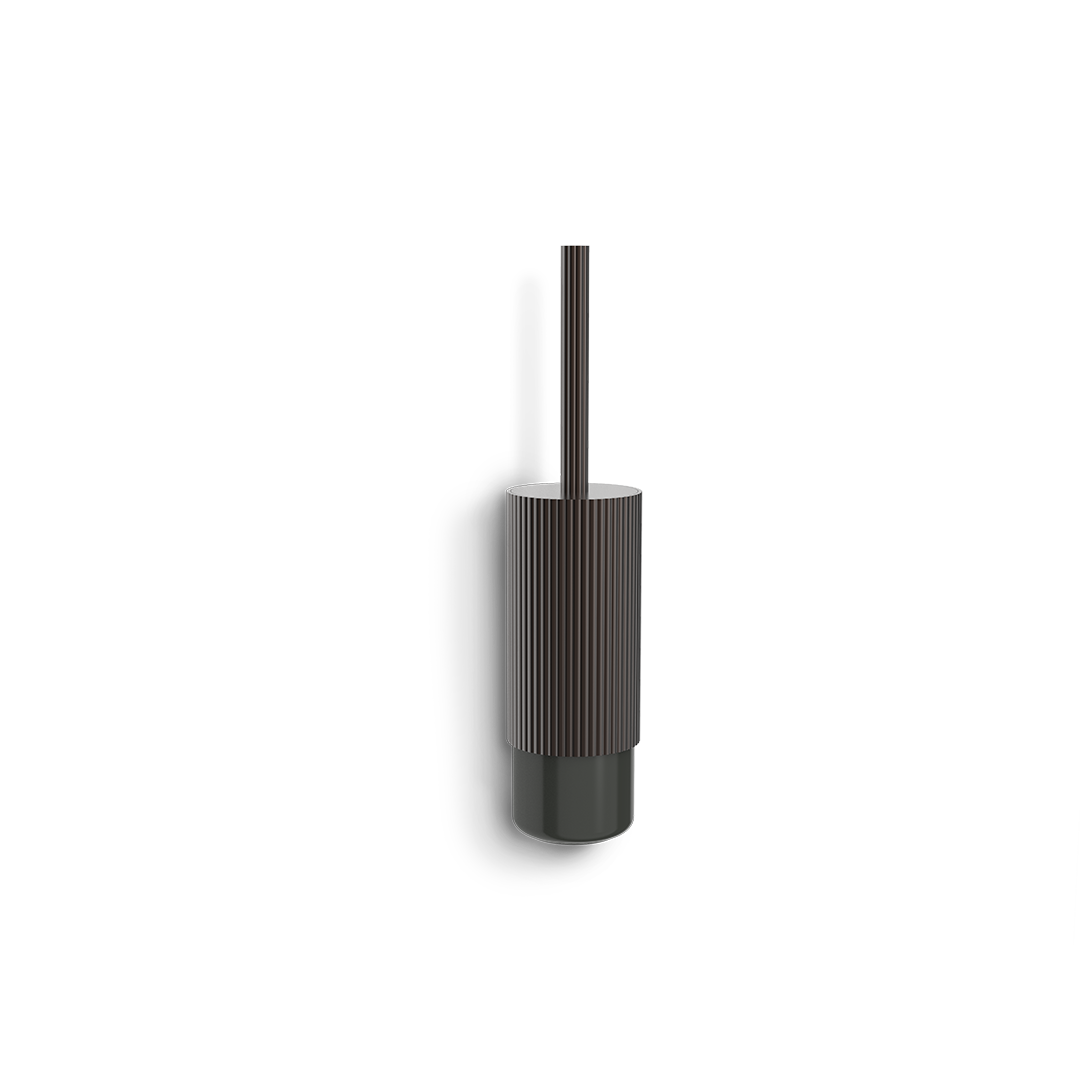 OF.LINE WBG Toilet brush holder, Mocca/Moor, Decor Walther