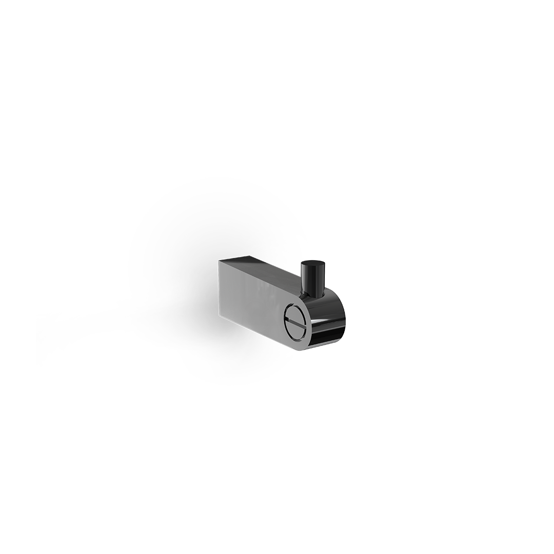 SOHO HAK1 Hook, Black Chrome PVD, Decor Walther