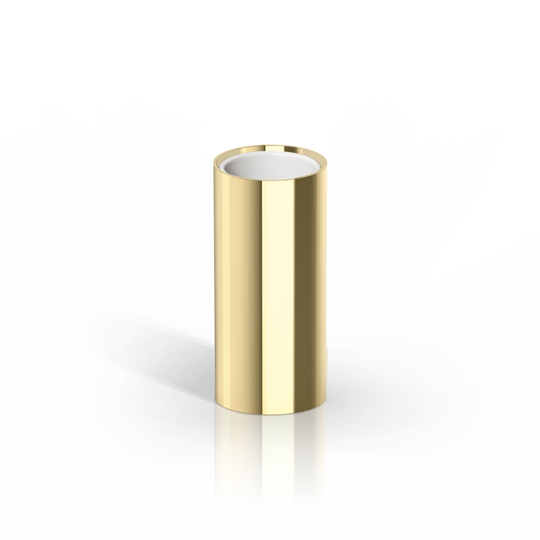 MK SMB Tumbler, Gold PVD/White, Decor Walther