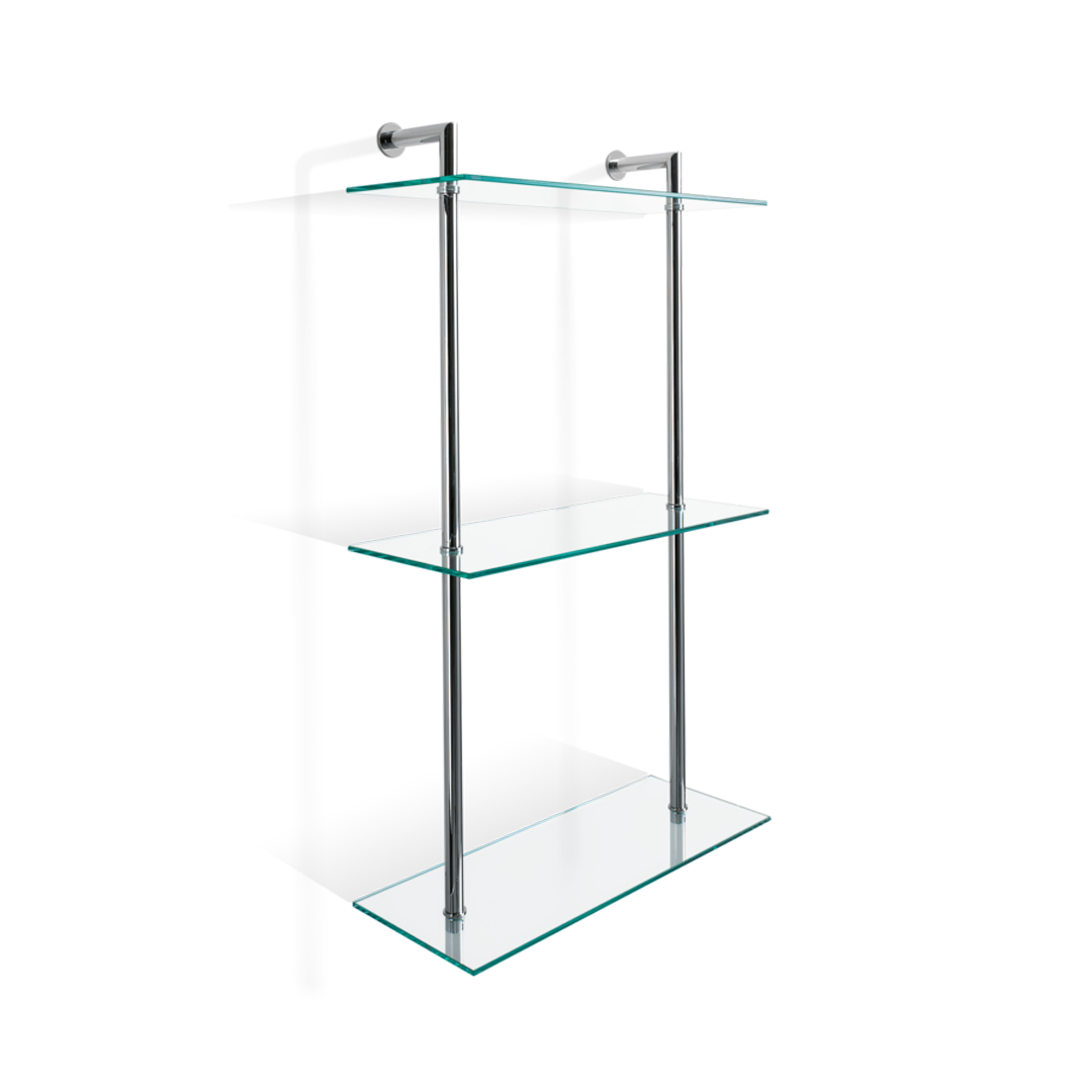 DW 016 Glass rack, chrome , Decor Walther